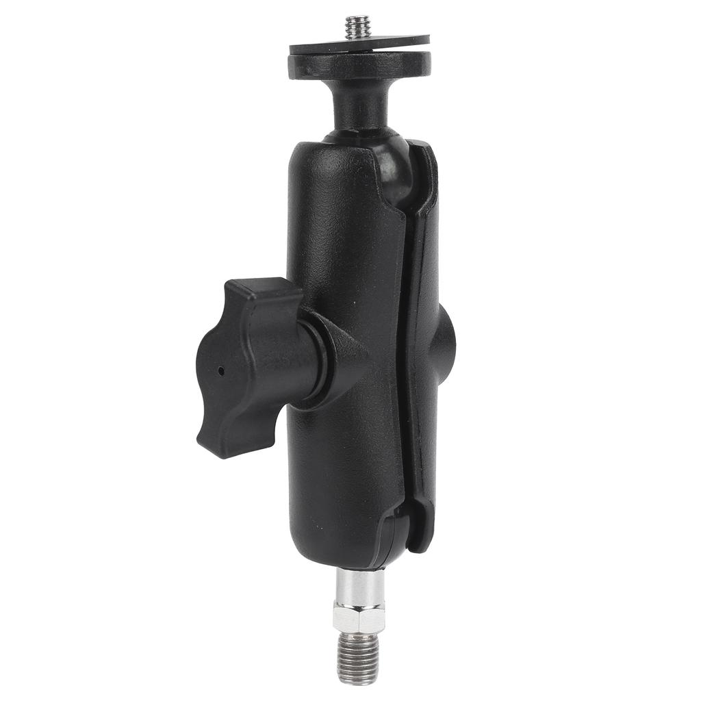 Motorcycle Bike Handlebar Camera Holder 360 Degrees Rearview Mirror Mount Bracket With1 4in Stand