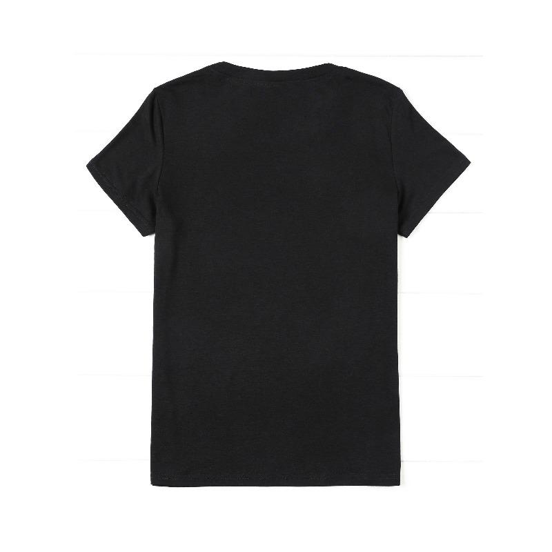 Womens Birthday High Heels Letter Print T Shirt Round Neck Short Sleeve Casual Spring Summer Fall Top Birthday Party Outfit Machine