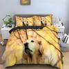 Labrador Dog Duvet Set 3D Digital Printing Bedding Set Three-Piece Bedroom Decoration
