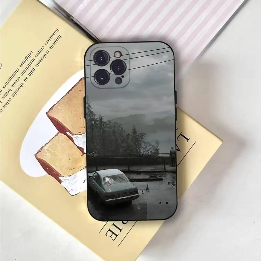 Horror Games Silent Hill Phone Case Phone Case For iPhone 16,15,14,13,12,11,Pro,X,XS,Max,XR,Plus,Mini Soft Black Cover