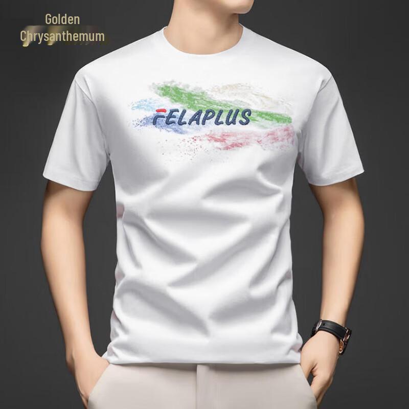 Jinju Men s Casual Printed Cotton T-Shirt 2XL