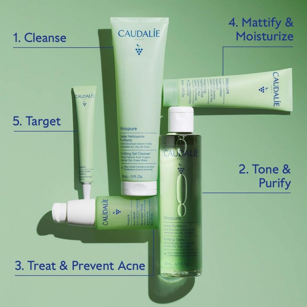 Caudalie Vinopure Pore Purifying Gel Cleanser 5 Oz