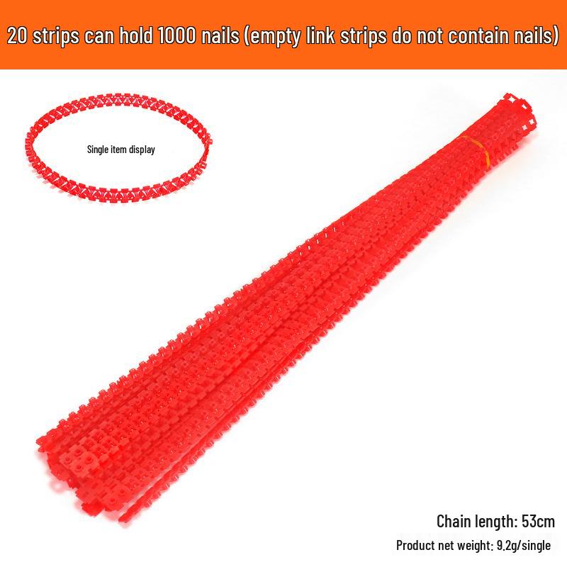 Gypsum Board Self-Tapping Screw Chain for Nail Gun: Automatic Feeding and Continuous Firing