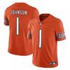 NFL Chicago Bears 1 Johnson Football Jersey Mens 2nd Gen Sports Game Uniform