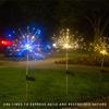 Outdoor Solar Lights LED Firework Landscape Lamp Colorful Solar Powed Lights Waterproof For Garden Pathway Decor