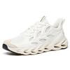Anta Textile, Synthetic Leather Cushioning Support Balance Impact Resistant Low top Running Shoes Men's Ivory White 912025566-1