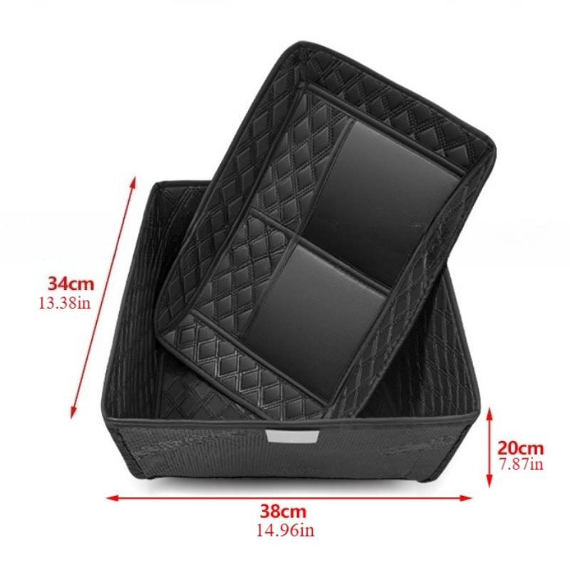 

Motorcycle and electric vehicle trunk lining, universal storage accessories, comfortable backrest leather trunk