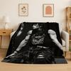 Kpop Hyunjin Stray Kids Musik Flanelldecke Weich Warm Überwurfdecke für Schlafzimmer Wohnzimmer Bett Reise Camping Picknick Geschenk