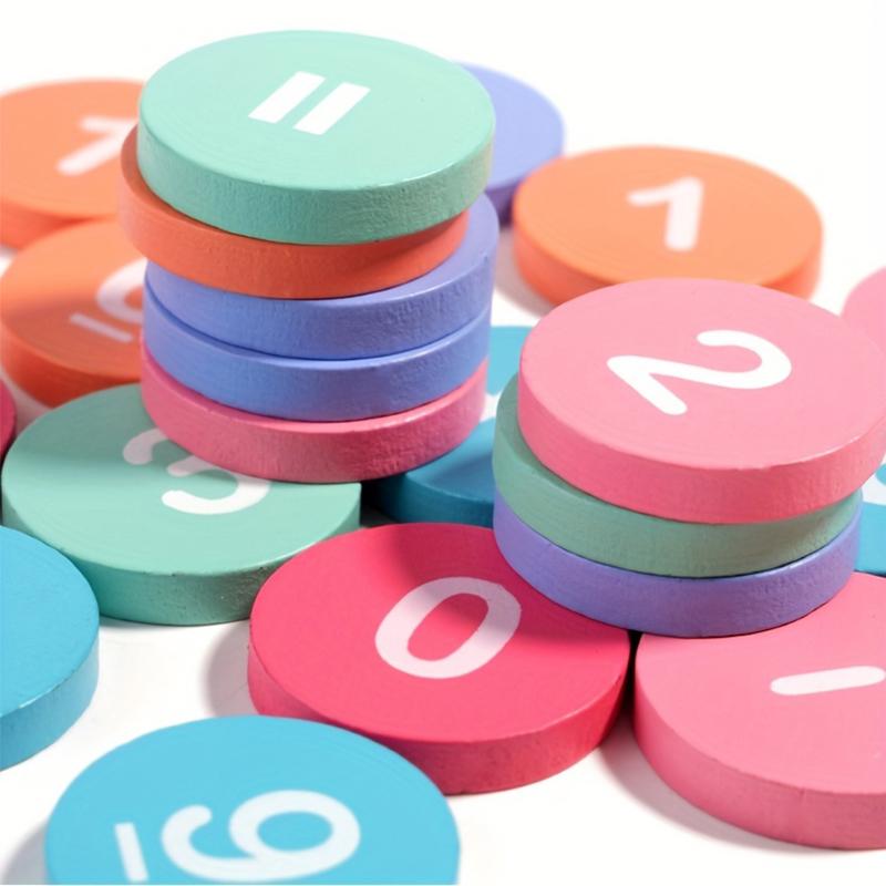 Wooden Cognitive Pairing Addition and Subtraction Operations Math Educational Toys Within Ten Enlightenment Learning Aids