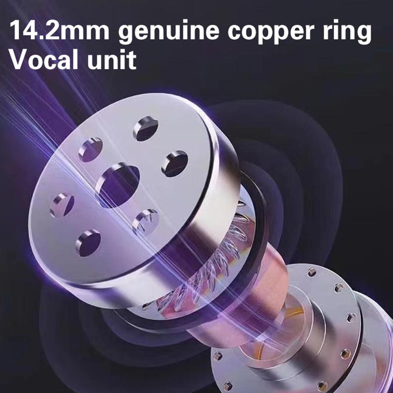 Bluetooth 5.4 Open 180° Rotation Wireless Business Headset With Mic Air Conduction Ear-Hook Touch Control Sports Hifi Earphone