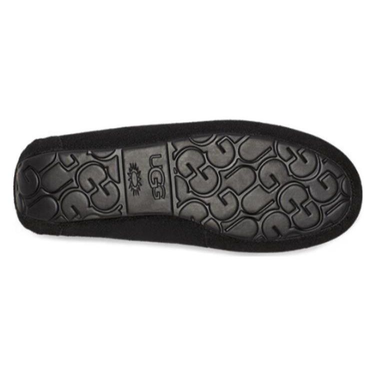 UGG Leisure Ruched Velvet Bow Flat Shoes Women Flats 1138650