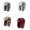 Thickened Plush Winter Trapper Hat With EarFlaps For Men Women And Teens Cold Weather Outdoor Activity Headwear