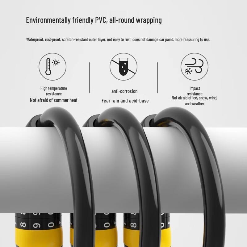 Forever Bicycle Cable Password Lock