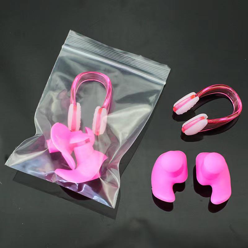 Silikon Schwimm-Ohrstöpsel & Nasenklammern Set - Unisex Lärmreduzierende Schallisolierte Ohrstöpsel für das Training
