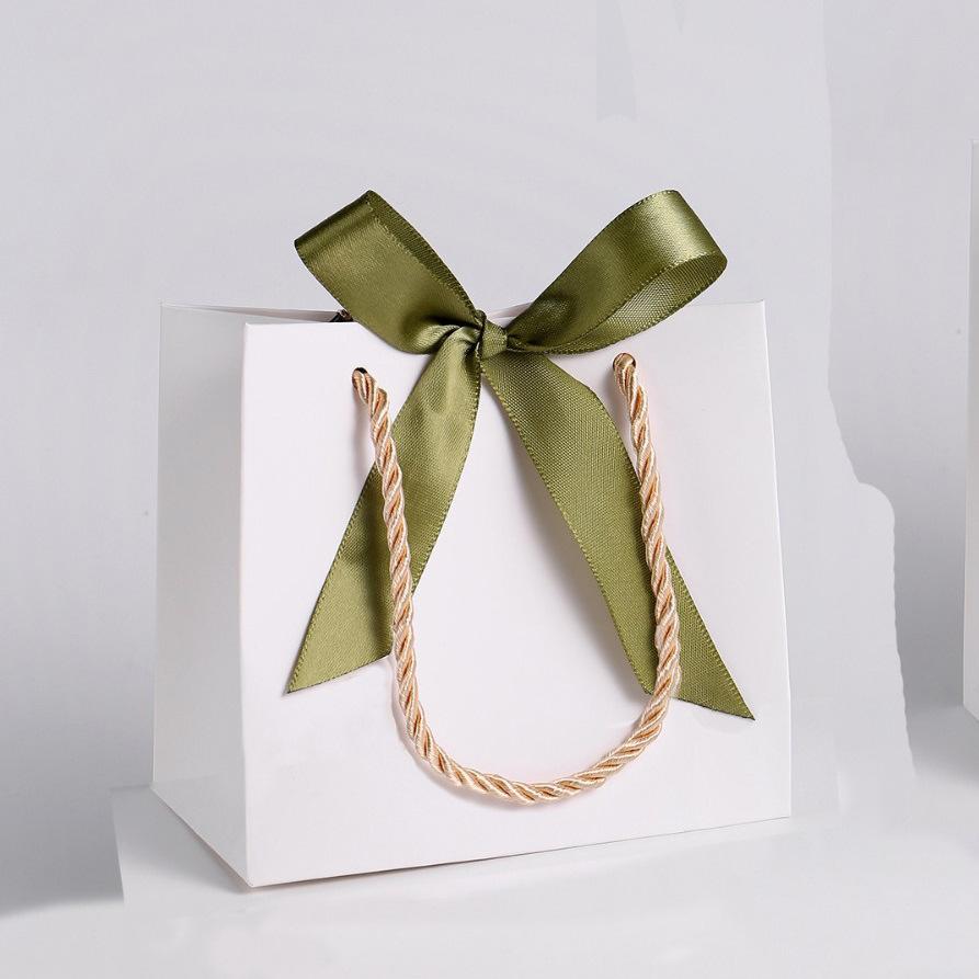 20pcs Pretty Pink Kraft Gift Bag Gold Present Box for Gift  Books Packaging Gold Handle Paper Box Bags Kraft Paper Gift Bag