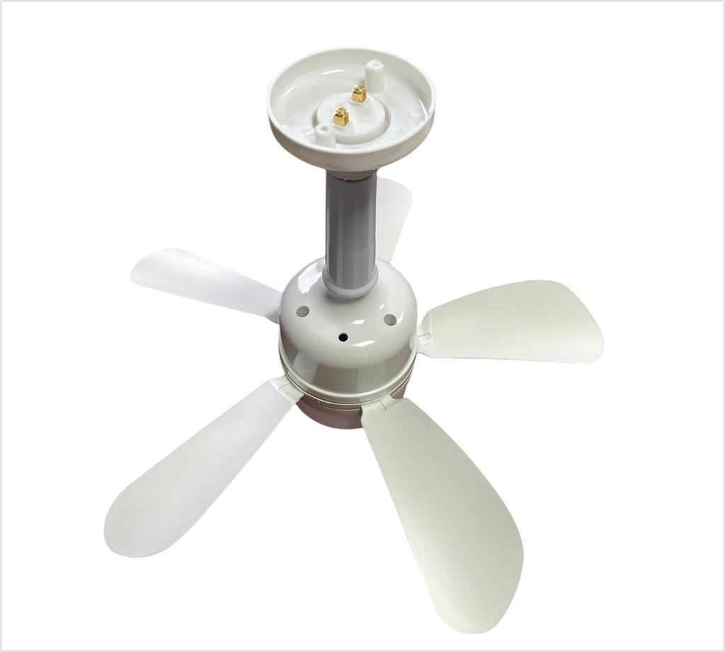 Потолочный вентилятор-светильник с лампочным цоколем E27, адаптером 120мм, потолочным патроном Е27 и пультом