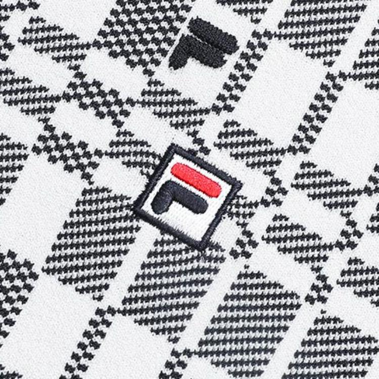 FILA Logo Embroidered Pattern Breathable Fashion Casual Elegant Short Sleeve Dress Women dresses Legendary-Blue F11W321313FNV