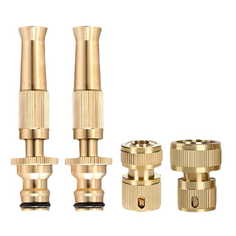 

Versatile Brass Watering Nozzle Featuring Adjustable Rotating For Plant Landscape Irrigation Lawn Watering Car Washing 1