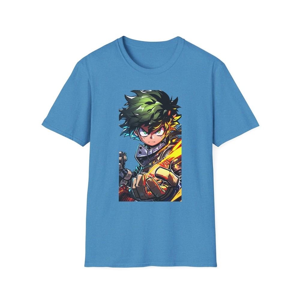 Anime Soft TShirt Izuku Midoriya Unisex Jl Anime Front Printed