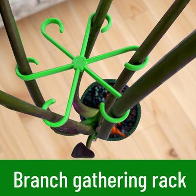 Monstera Support Pole & Plant Fixing Clip - Climbing Frame for Stems & Flowers, Anti-Fall Flower Pot