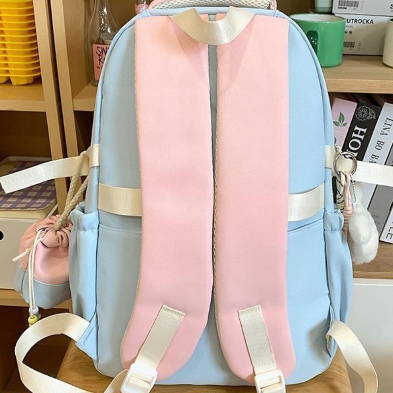 The New High-value Schoolbag, the College Style Is Fresh, Sweet and Transparent, and the Lightweight Backpack for Junior High School Students