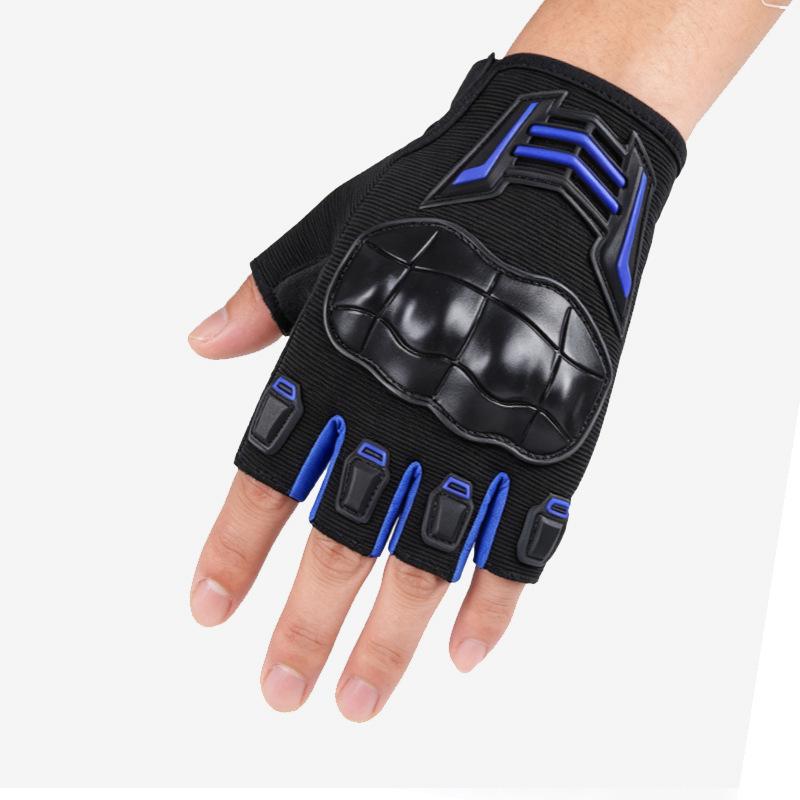 Knight Off-road Men's Half-finger Tactical Non-slip Motorcycle and Bicycle Riding Gloves