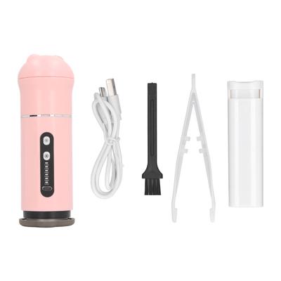 Fusselentferner Multifunktion Wiederaufladbar Handlich Elektrisch Tragbar Reise Kleidungsstück Dampfbügeleisen für Zuhause Rosa