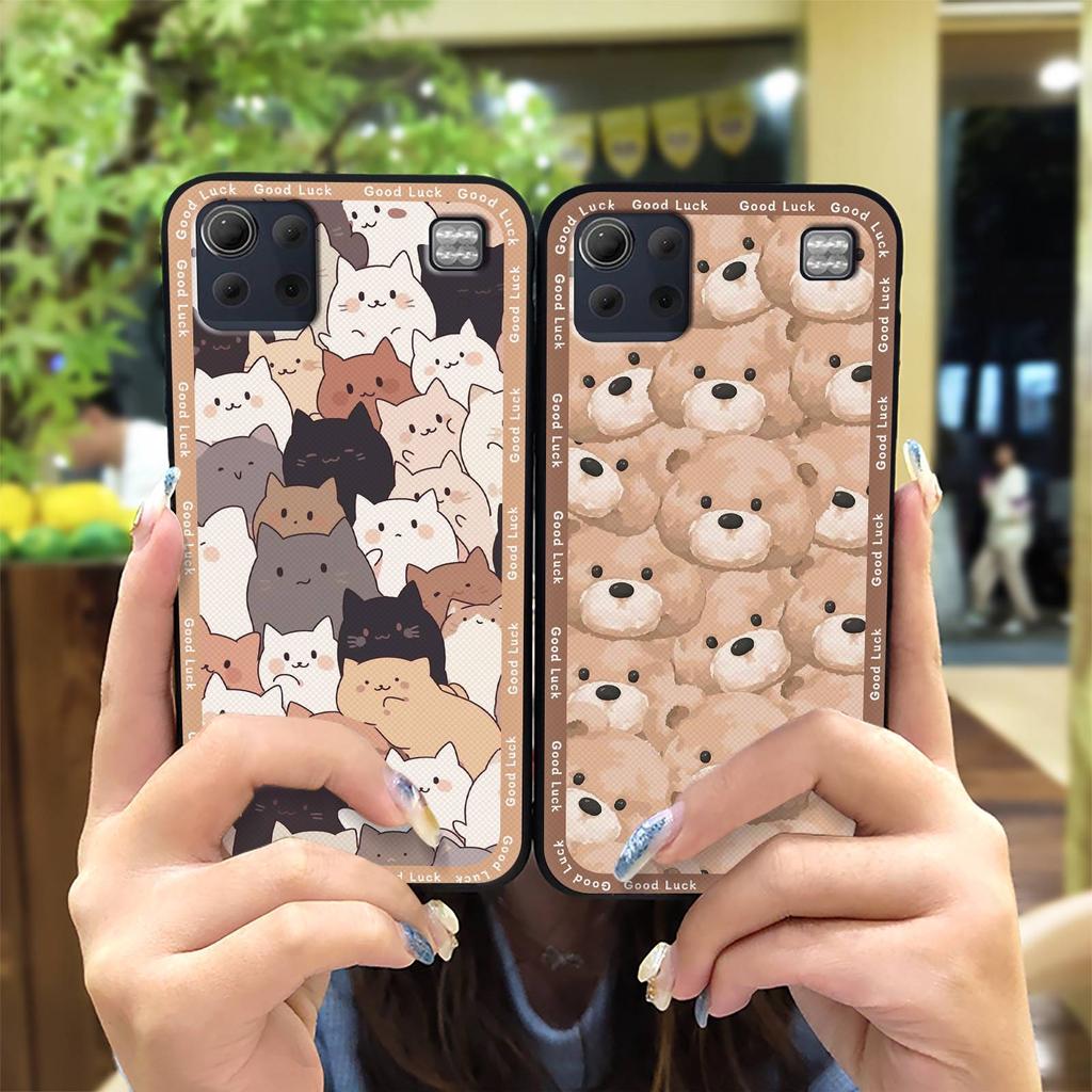 Cute Anti-dust Phone Case For LG K92 5G/Q92 TPU Cover Waterproof Full Wrap Shockproof Cartoon Durable Back Cover
