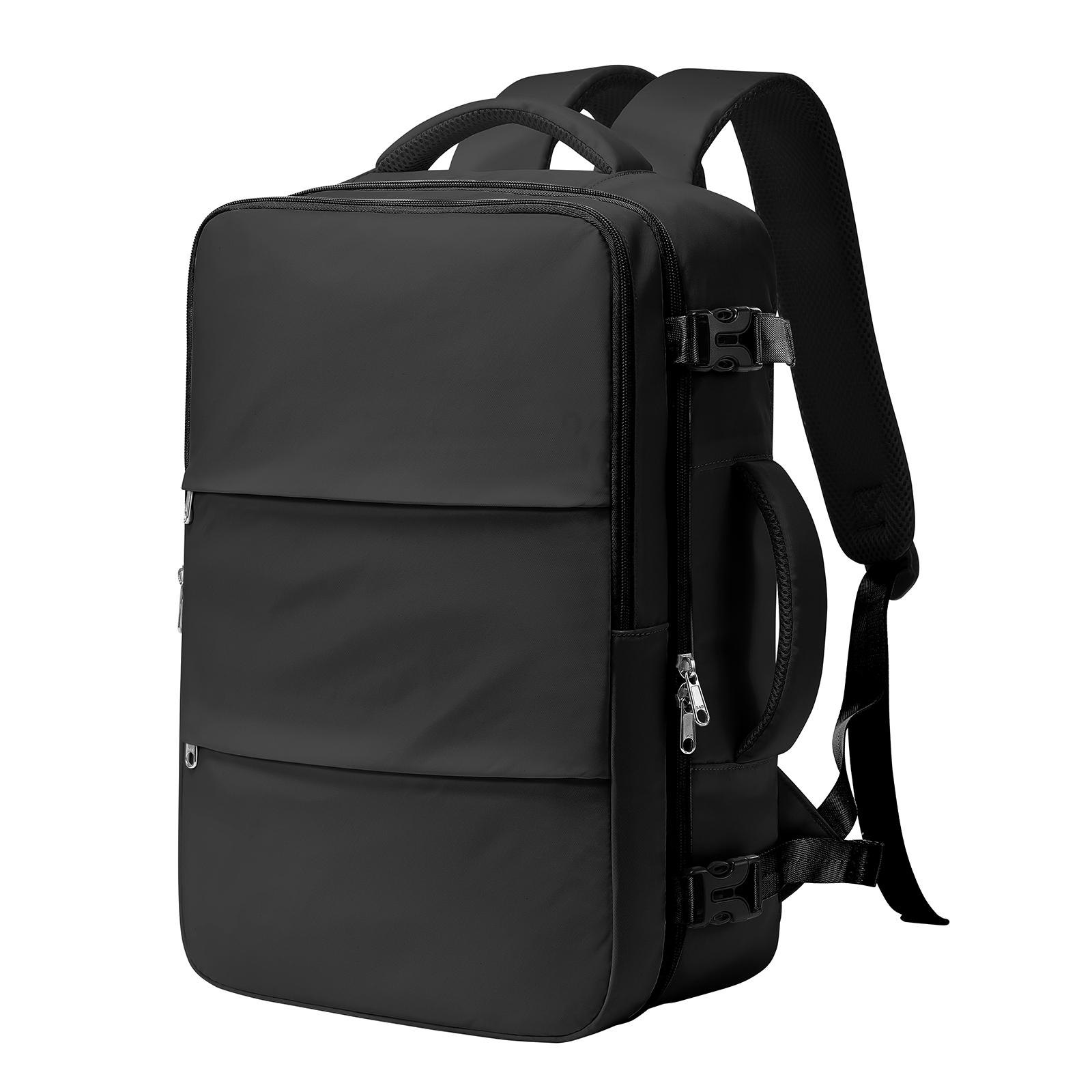 

Женская сумка большой вместимости многофункциональный рюкзак для авиаперелетов, бизнеса, путешествий для мужчин и женщин, ручная кладь, рюкзак для ноутбука, школьный, для колледжа чёрный