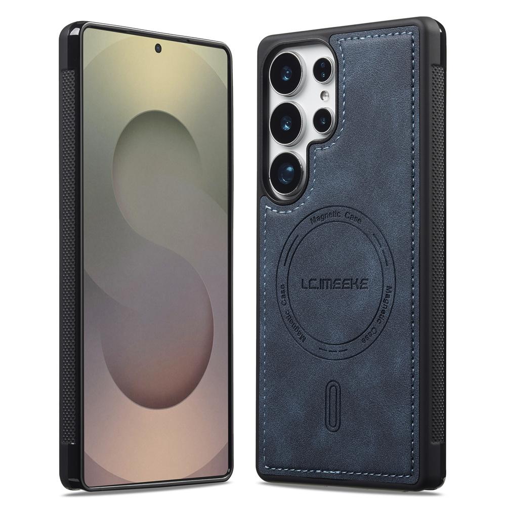 Leather Case For Samsung Galaxy S26 S25 Edge S24 Ultra S23 FE S22 FE A17 A37 A57 A16 A36 A56 Wireless Charging Magnetic Cover