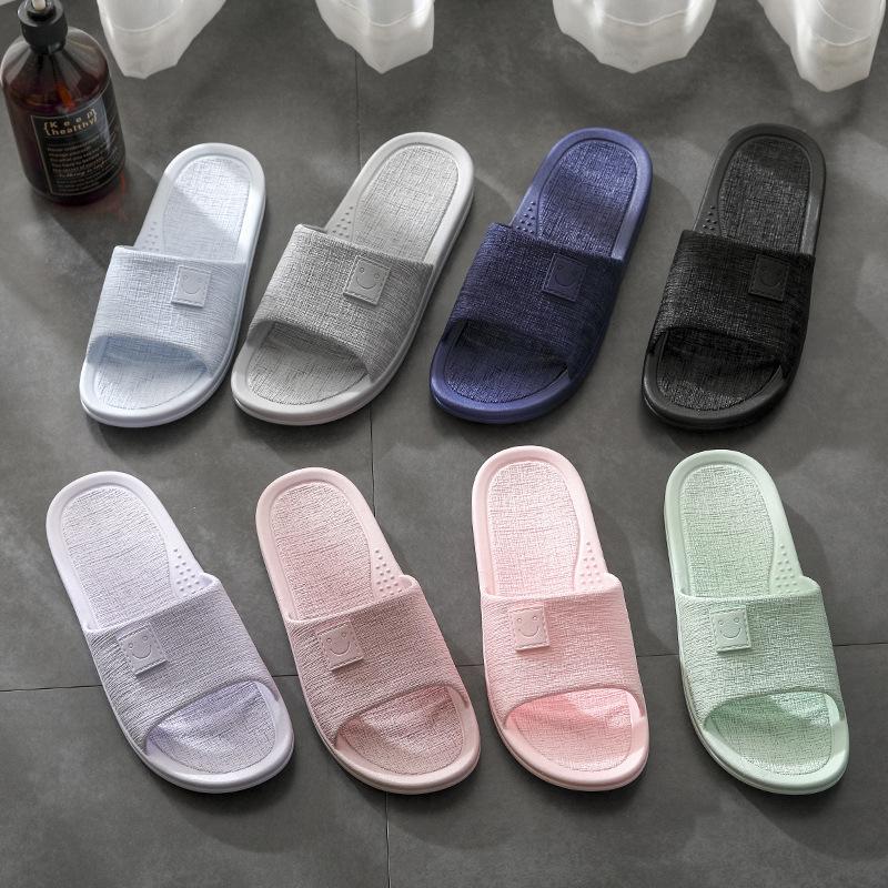 New Slippers Women's Summer Couple Indoor Home Home Bathroom Bathing Wear Non-slip Wear-resistant Cool Slippers Men