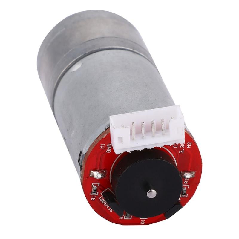DIY Encoder Gear Motor With Mounting Bracket 65mm Wheel Kit For Smart Car Robot DC12V(500RPM)(200RPM)