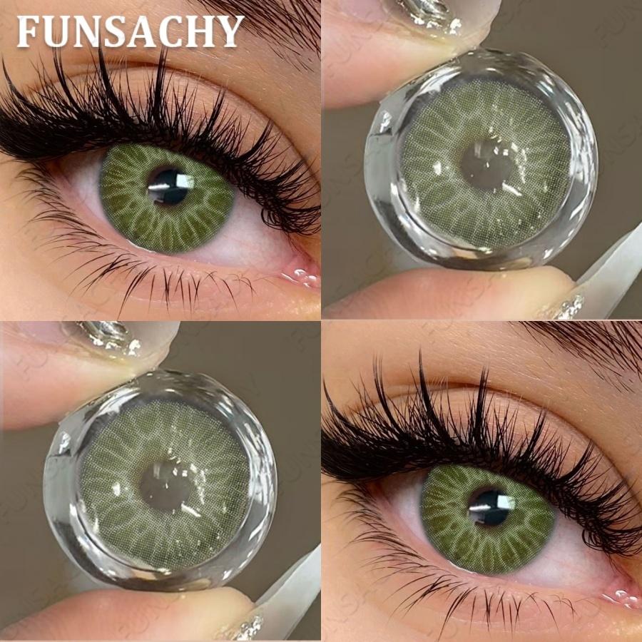 FUNSACHY 1 Paar Sharon Black Kontaktlinsen für Augen Große Augen 14,5 mm Farblinsen Puppenauge Kontakte Jährlich Schöne Kosmetik