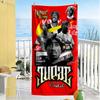 2pac Customize Text Beach Towel Quick-Dry Soft Microfiber Ideal for Travel Outdoor Swim Pool Yoga Surf Camping Hiking Gym Gift Holiday