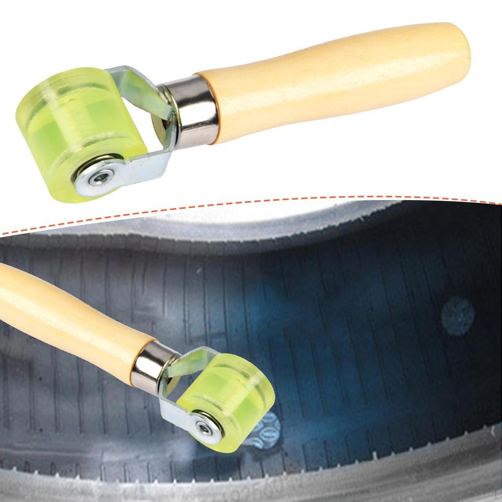 Car Sound Deadening Roller Application Rolling Wheel Maintenance Automotive Wood Handle Smoothing