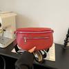 Vintage Pu Leather Crossbody Bag Adjustable Belt Women'S Chest Bag With Multi-Pockets For Commute And Casual Style Shoulder Bag