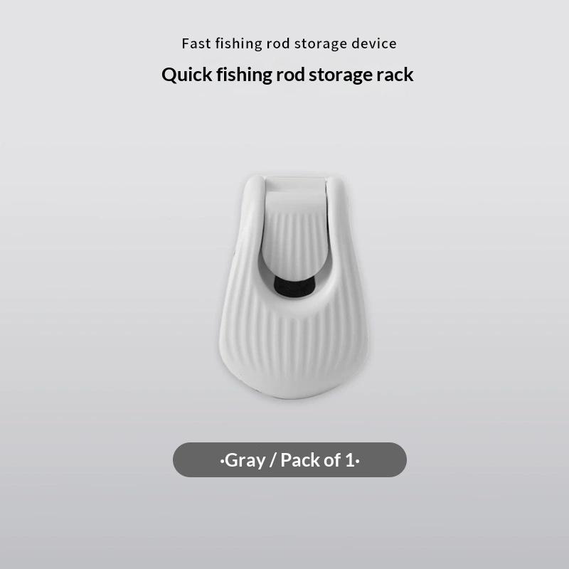  Fishing Rod Holder Fixer Clip Portable Lure Rod Bundling Clamp Beach Fishing Pole Holder Fishing Tools Compact Fixer Holder