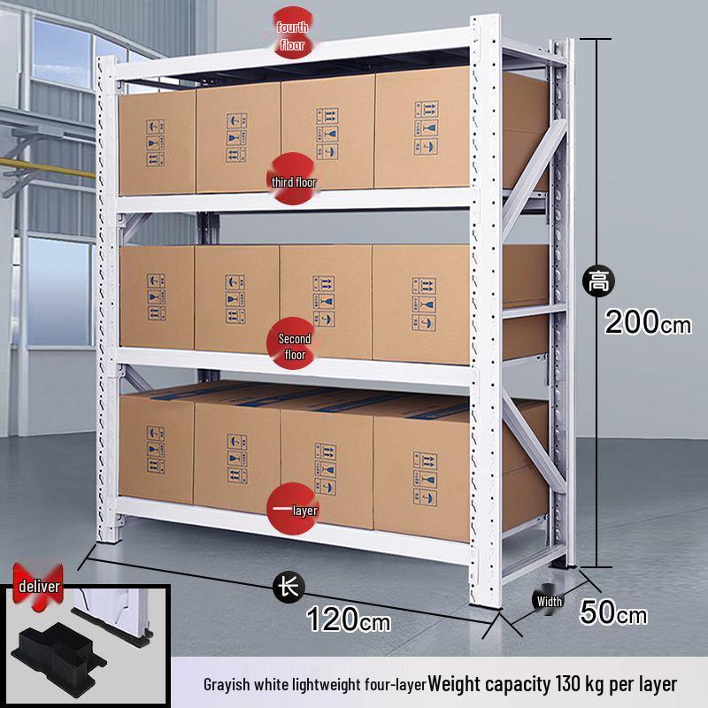 Multilayer Iron Cargo & Display Shelves for Storage