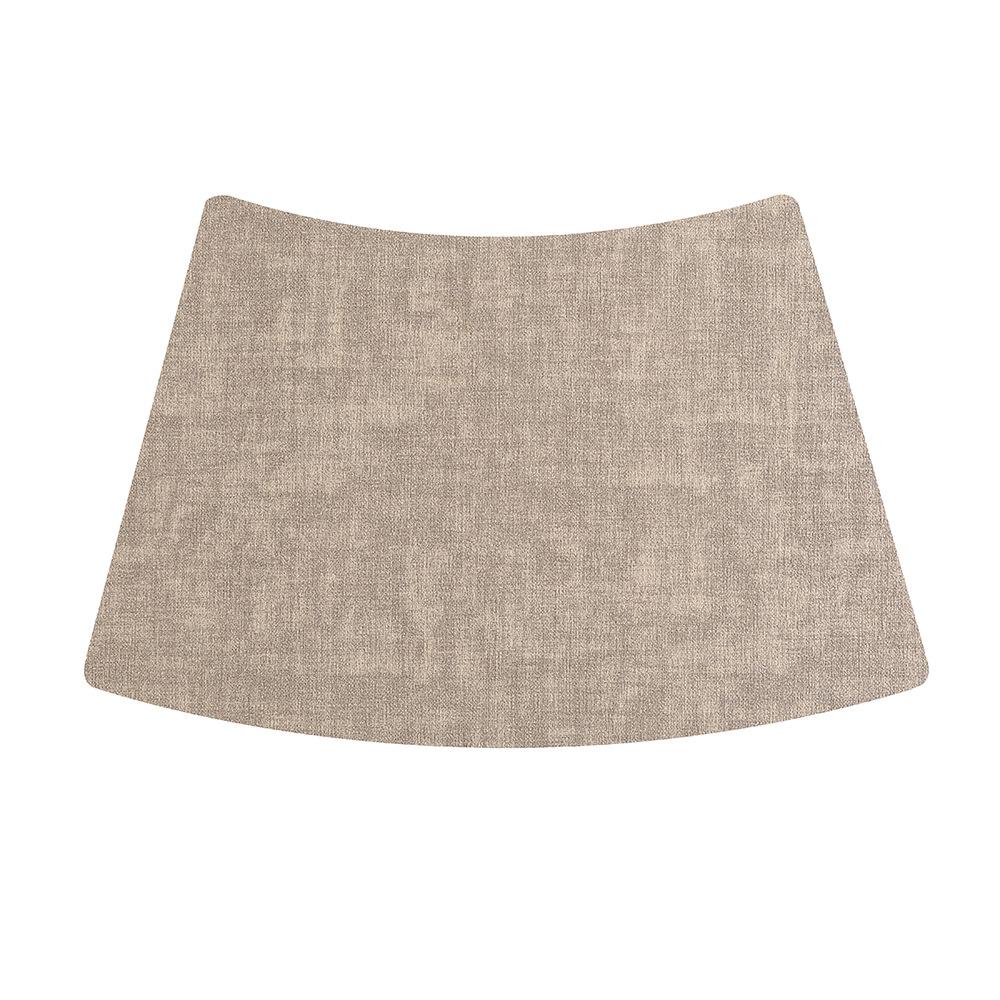 Nordic fan-shaped cloth pattern leather placemat, anti-scalding and heat insulation mat, household environmentally friendly ins style placemat