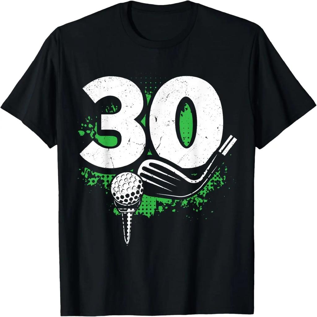 30th Birthday Men Golf Player Golf 30 Years Old T-Shirt
