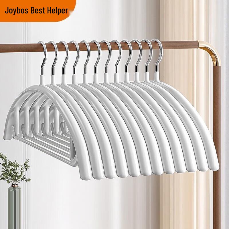 Jiabangshou Non-slip Dipped Clothes Hangers, 5-Pack