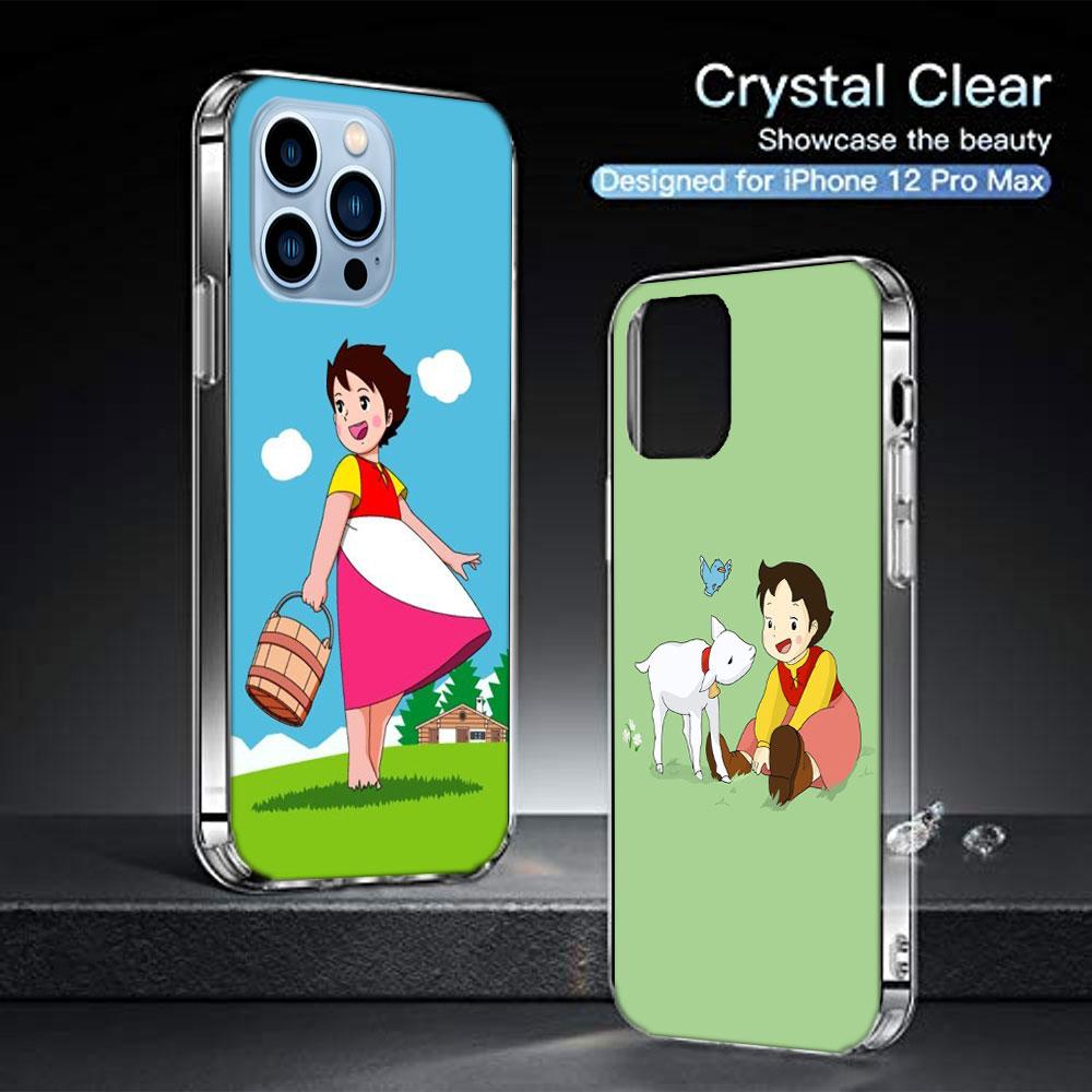 Heidi Cartoon Cases Phone Case For Iphone 17E 16E 17 Air 16 Pro Max 15 Pro 14 Plus 11 13 12 Mini Cover Cases Compatible with Sui