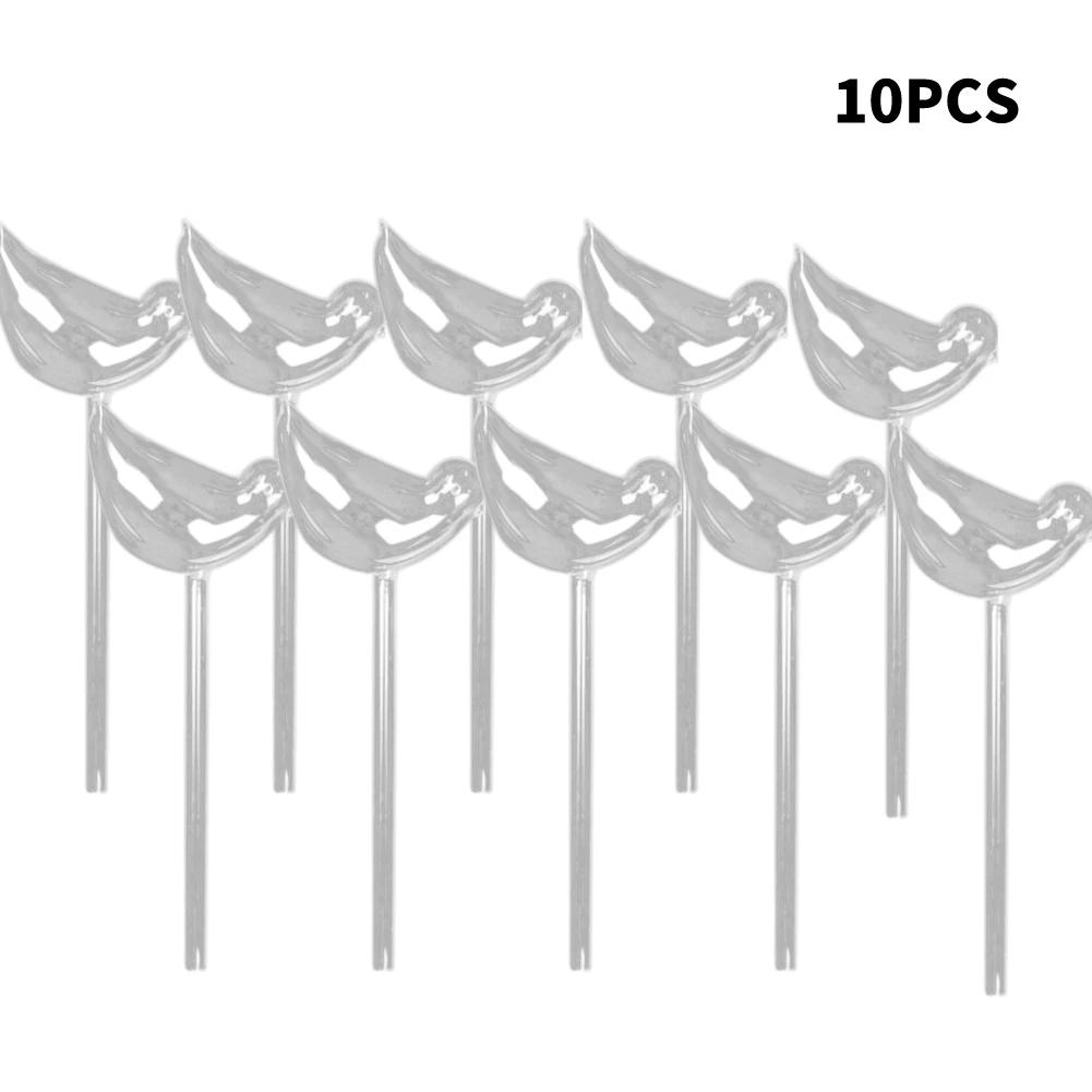 1-12PCS Automatic Plant Watering Bulb PVC Bird Shaped Transparent Self Watering Bulbs Home Garden Plant Dropper Drip Irrigation