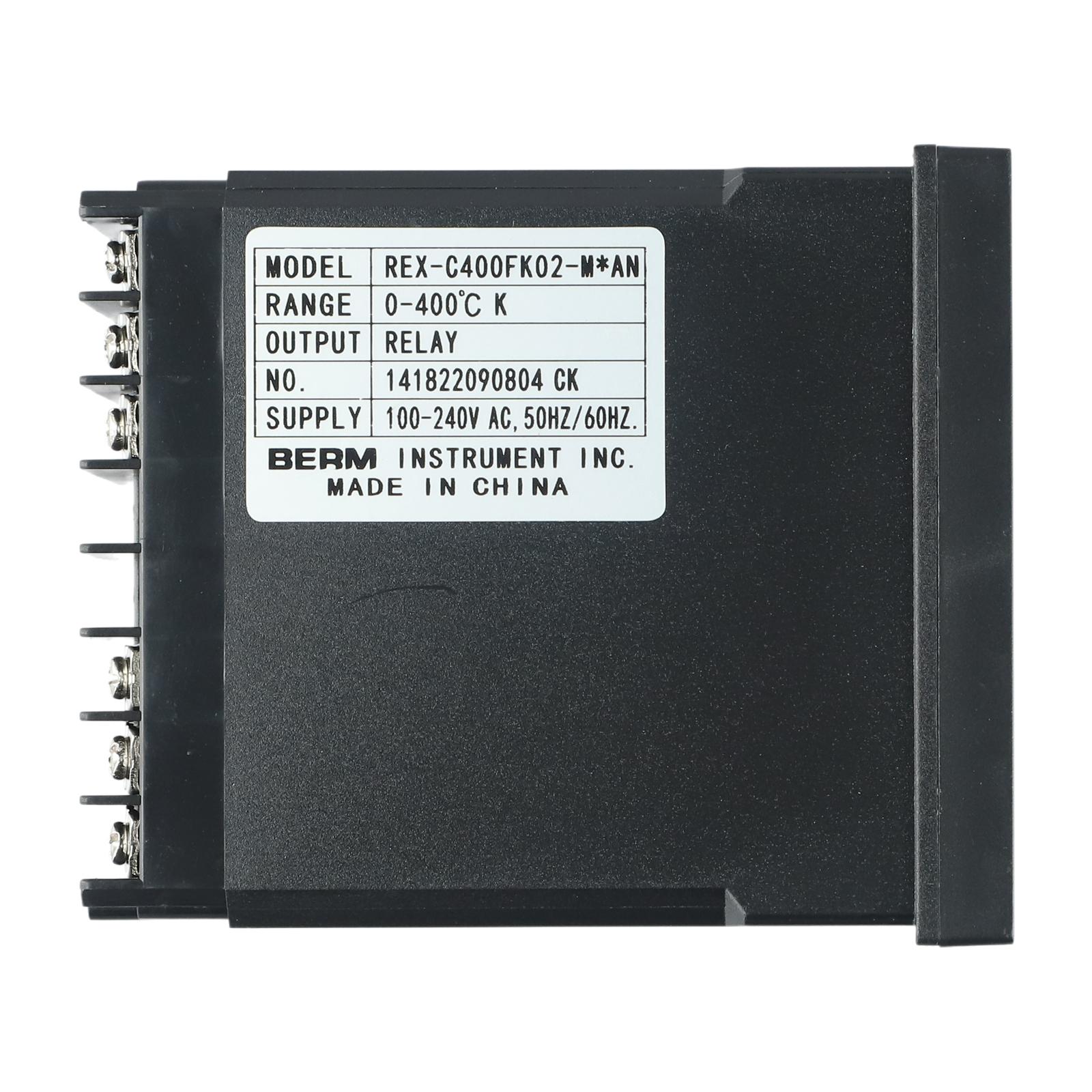 

Temperature Controller 0-400℃ 0.260kg 48*96*112mm 4W 50Hz/60Hz Compact Exquisite Intelligent Lightweight Study China Mainland