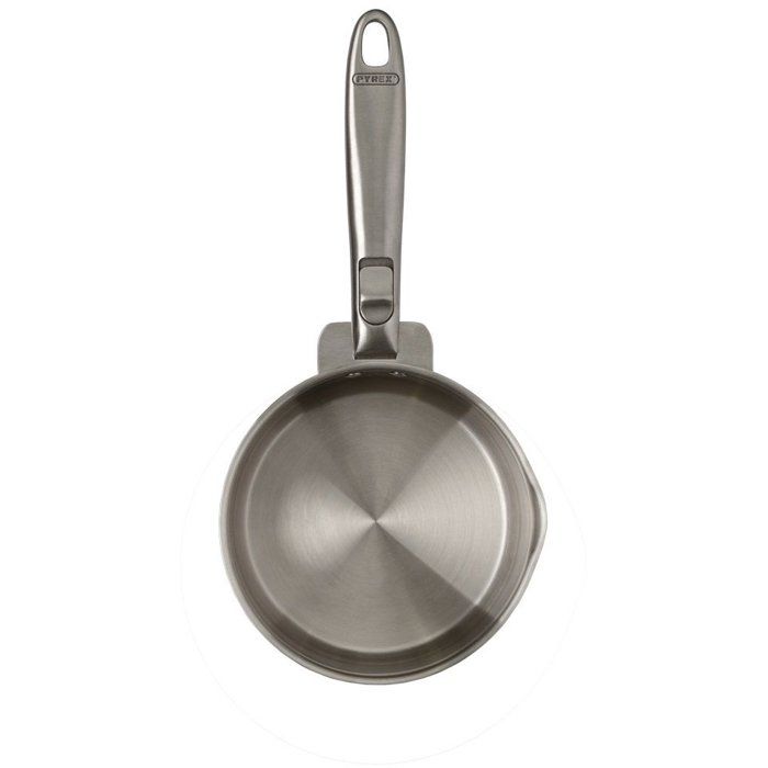 Casserole - PYREX - Infinity - 20 cm - Inox - Poignée amovible - Sans poignée