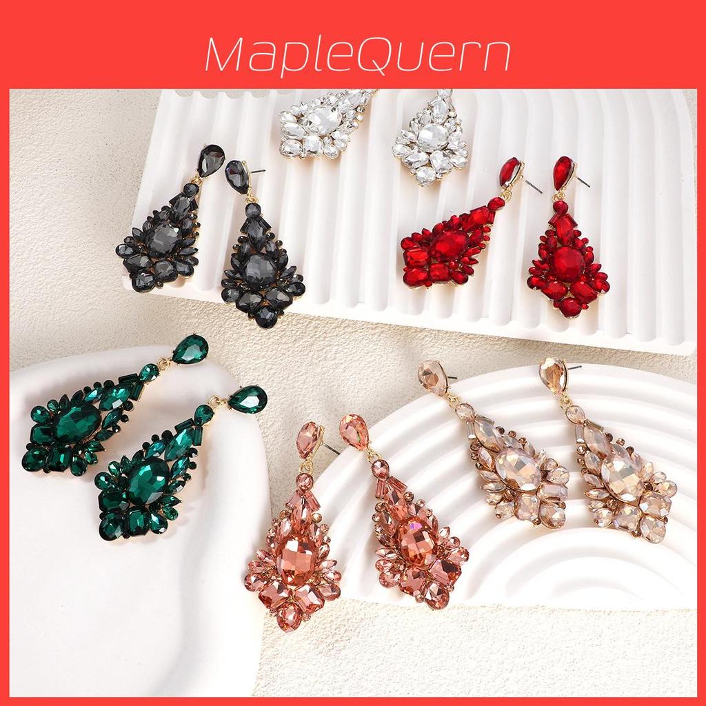 Fashion Alloy Water Drop Earrings For Women With Retro Luxe Design For Dinner Parties