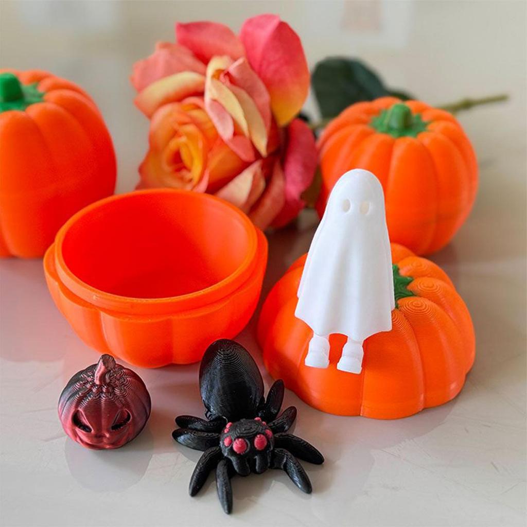 Halloween Pumpkin Decorations 3D Printed Dark Pumpkin Head Cosplay Prop Ghost Collectible Display Holiday Decor For Porch Yard