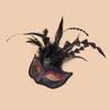 Halloween Feather Ball Mask Sexy Fun Mask Party Queen Eye Mask Makeup Props Carnival