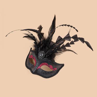 Halloween Feather Ball Mask Sexy Fun Mask Party Queen Eye Mask Makeup Props Carnival
