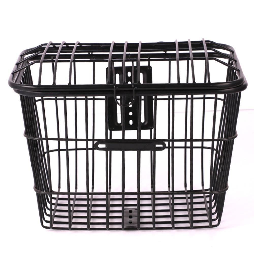 

Sturdy Storage Electric Bike Basket Durable Metal Bicycle Storage Basket Daily Commuting
